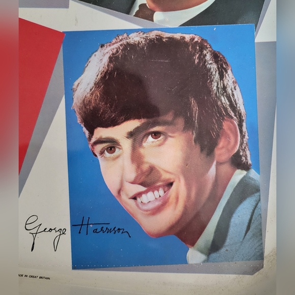 Vintage 1964 Beatles Worcester Ware Metal Tray - Original Label - - Picture 5 of 7